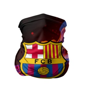 Бандана-труба 3D с принтом FC BARCELONA (BARCA) в Белгороде, 100% полиэстер, ткань с особыми свойствами — Activecool | плотность 150‒180 г/м2; хорошо тянется, но сохраняет форму | barca | barcelona | fc barca | барка | барселона