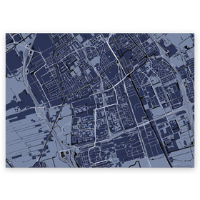 Поздравительная открытка с принтом генплан города в Белгороде, 100% бумага | плотность бумаги 280 г/м2, матовая, на обратной стороне линовка и место для марки
 | architecture | general plan 
architect | архитектор | архитектура | генплан | знание