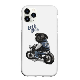 Чехол для iPhone 11 Pro Max матовый с принтом Pug Rider (Z) в Белгороде, Силикон |  | dog | doggie | doggy | mops | pug | декоративная собака | друг человека | другу | кинолог | лабрадор | малые молоссоиды | мопс | мопсик | мохнатый | пес | пёсель | пёсик | подарок | подруге | собака | собакен | собаки