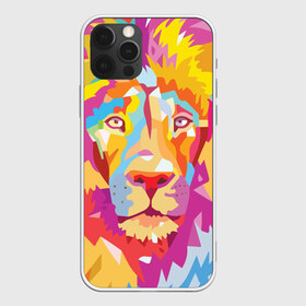Чехол для iPhone 12 Pro Max с принтом Акварельный лев в Белгороде, Силикон |  | арт | грива | деко | жедтая | животные | закат | зверей | золото | кошка | лев | лето | львенок | неоновая | очки | пляж | прайд | разноцветная | солнце | тигр | узоры | царь | яркие