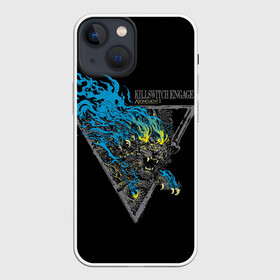 Чехол для iPhone 13 mini с принтом Killswitch Engage в Белгороде,  |  | animal | atonement | killswitch engage | lion | logo | metal | rock | лев | лого | металл | рок животное