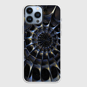 Чехол для iPhone 13 Pro Max с принтом DARK в Белгороде,  |  | Тематика изображения на принте: abstract | abstraction | color | fractal | geometry | paitnt | psy | rdtktr | абстракция | геометрия | краски | неоновые | психоделика | фрактал