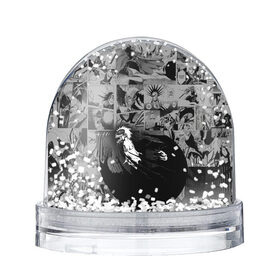 Снежный шар с принтом Bleach в Белгороде, Пластик | Изображение внутри шара печатается на глянцевой фотобумаге с двух сторон | bleach | аниме | блич | ичиго куросаки | манга | меч | синигами