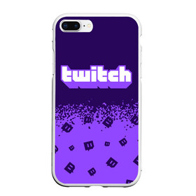 Чехол для iPhone 7Plus/8 Plus матовый с принтом TWITCH ТВИЧ в Белгороде, Силикон | Область печати: задняя сторона чехла, без боковых панелей | game | games | logo | ndbnx | ndbx | site | stream | streamer | twich | twitch | видео | ецшеср | ецшср | игра | игрок | игроку | игры | лого | логотип | логотипы | сайт | символ | символы | стрим | стример | стримера | стрим