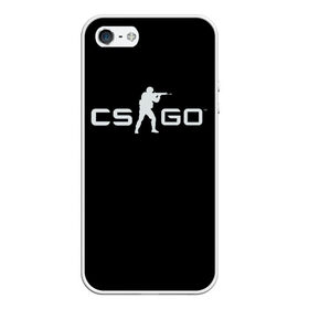 Чехол для iPhone 5/5S матовый с принтом Футболка CS:GO в Белгороде, Силикон | Область печати: задняя сторона чехла, без боковых панелей | counter strike | cs go | cs:go | кс го