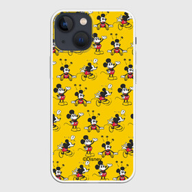 Чехол для iPhone 13 mini с принтом Микки Маус в Белгороде,  |  | disney | дисней | микки маус | мышонок микки | паттерн | уолт дисней