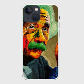 Чехол для iPhone 13 mini с принтом Энштейн в Белгороде,  |  | albert | art | einstein | арт | энштейн