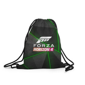 Рюкзак-мешок 3D с принтом Forza Horizon 4 Hi-tech в Белгороде, 100% полиэстер | плотность ткани — 200 г/м2, размер — 35 х 45 см; лямки — толстые шнурки, застежка на шнуровке, без карманов и подкладки | 4 | forza | gamer | games | horizon | racing | ultimate | гонки | форза