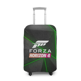 Чехол для чемодана 3D с принтом Forza Horizon 4 Hi-tech в Белгороде, 86% полиэфир, 14% спандекс | двустороннее нанесение принта, прорези для ручек и колес | 4 | forza | gamer | games | horizon | racing | ultimate | гонки | форза