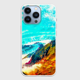Чехол для iPhone 13 Pro с принтом Японские горы в Белгороде,  |  | Тематика изображения на принте: art | japan | summer | азия | акварель | восток | восход | горы | деревья | искусство | картина | краски | красочный | лес | летние | лето | мазки | небесный | облака | пейзаж | природа | разноцветные | рассвет