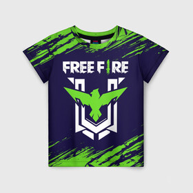 Детская футболка 3D с принтом FREE FIRE / ФРИ ФАЕР в Белгороде, 100% гипоаллергенный полиэфир | прямой крой, круглый вырез горловины, длина до линии бедер, чуть спущенное плечо, ткань немного тянется | Тематика изображения на принте: afth | ahb | ahbafth | fire | fps | free | freefire | garena | logo | master | mobile | online | акуу | акууашку | ашку | гарена | игра | игры | лого | логотип | логотипы | мастер | мобильная | нож | онлайн | символ | символы | фаер | фире | фпс 