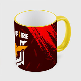 Кружка с полной запечаткой с принтом FREE FIRE / ФРИ ФАЕР в Белгороде, керамика | ёмкость 330 мл | afth | ahb | ahbafth | fire | fps | free | freefire | garena | logo | master | mobile | online | акуу | акууашку | ашку | гарена | игра | игры | лого | логотип | логотипы | мастер | мобильная | нож | онлайн | символ | символы | фаер | фире | фпс 