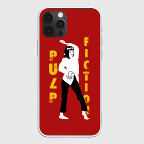 Чехол для iPhone 12 Pro с принтом Pulp Fiction в Белгороде, силикон | область печати: задняя сторона чехла, без боковых панелей | актеры | бандиты | боевик | бульварное | винсент | герои | девяностые | джулс | знаменитости | кинофильм | комедия | криминал | криминальное | лихие | логотип | миа | персонажи | преступники | ретро