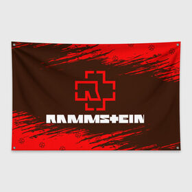 Флаг-баннер с принтом RAMMSTEIN / РАМШТАЙН в Белгороде, 100% полиэстер | размер 67 х 109 см, плотность ткани — 95 г/м2; по краям флага есть четыре люверса для крепления | hfvinfqy | lindeman | lindemann | logo | metal | music | rammstein | ramstein | rock | til | till | группа | концерт | концерты | кфььыеушт | линдеман | линдеманн | лого | логотип | логотипы | метал | музыка | раммштайн | рамштайн | рок | символ