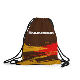 Рюкзак-мешок 3D с принтом RAMMSTEIN / РАМШТАЙН в Белгороде, 100% полиэстер | плотность ткани — 200 г/м2, размер — 35 х 45 см; лямки — толстые шнурки, застежка на шнуровке, без карманов и подкладки | hfvinfqy | lindeman | lindemann | logo | metal | music | rammstein | ramstein | rock | til | till | группа | концерт | концерты | кфььыеушт | линдеман | линдеманн | лого | логотип | логотипы | метал | музыка | раммштайн | рамштайн | рок | символ