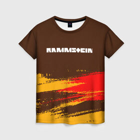 Женская футболка 3D с принтом RAMMSTEIN / РАМШТАЙН в Белгороде, 100% полиэфир ( синтетическое хлопкоподобное полотно) | прямой крой, круглый вырез горловины, длина до линии бедер | hfvinfqy | lindeman | lindemann | logo | metal | music | rammstein | ramstein | rock | til | till | группа | концерт | концерты | кфььыеушт | линдеман | линдеманн | лого | логотип | логотипы | метал | музыка | раммштайн | рамштайн | рок | символ
