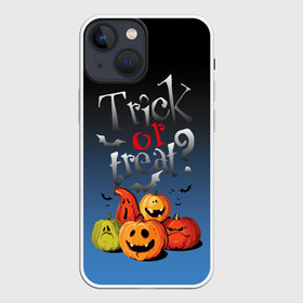 Чехол для iPhone 13 mini с принтом Кошелёк или жизнь в Белгороде,  |  | bat | halloween | jaw | pumpkin | smile | летучая мышь | пасть | тыква | улыбка | хэллоуин