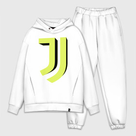 Мужской костюм хлопок OVERSIZE с принтом Juventus | 3D Logo Yellow (2021) в Белгороде,  |  | 0x000000123 | juve | juventus | ronaldo | юве | ювентус