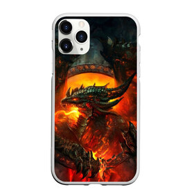 Чехол для iPhone 11 Pro матовый с принтом Огненный Дракон в Белгороде, Силикон |  | Тематика изображения на принте: drag | dragon | арт | динамическое | динозавр | дракон | красивое | фантастика