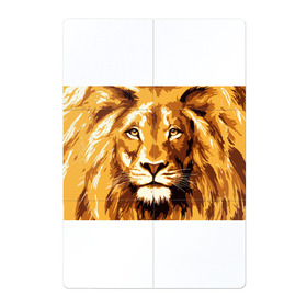 Магнитный плакат 2Х3 с принтом Взгляд льва в Белгороде, Полимерный материал с магнитным слоем | 6 деталей размером 9*9 см | арт | грива | деко | жедтая | животные | закат | зверей | золото | кошка | лев | лето | львенок | неоновая | очки | пляж | прайд | разноцветная | солнце | тигр | узоры | царь | яркие
