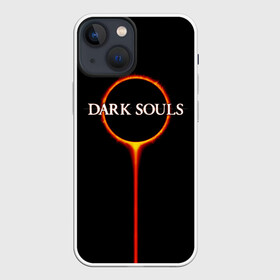 Чехол для iPhone 13 mini с принтом Dark Souls в Белгороде,  |  | black sun | bonfire | dark souls | dark souls 3 | dark souls logo | ds 3 | game | souls | sun | you died | дарк соулз | дарк соулс | дарк соулс лого | дс 3 | затмение | игра | солнечное затмение | солнце | темная душа | темные души | черное