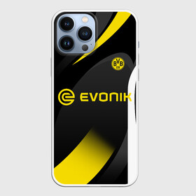 Чехол для iPhone 13 Pro Max с принтом BORUSSIA DORTMUND в Белгороде,  |  | Тематика изображения на принте: 09 | borussia | borussia dortmund | bvb | bvb 09 | dortmund | fc | football club | sport | боруссия | дортмунд | спортивные | униформа | фирменые цвета | фк | футбольный клуб