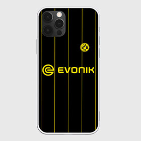 Чехол для iPhone 12 Pro Max с принтом BORUSSIA DORTMUND в Белгороде, Силикон |  | Тематика изображения на принте: 09 | borussia | borussia dortmund | bvb | bvb 09 | dortmund | fc | football club | sport | боруссия | дортмунд | спортивные | униформа | фирменые цвета | фк | футбольный клуб