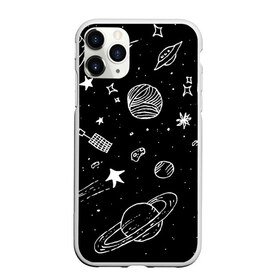 Чехол для iPhone 11 Pro Max матовый с принтом Cosmos в Белгороде, Силикон |  | comet | cosmos | moon | planet | satellite | saturn | space | star | weightlessness | звезда | комета | космос | луна | невесомость | планета | сатурн | спутник