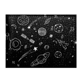 Обложка для студенческого билета с принтом Cosmos в Белгороде, натуральная кожа | Размер: 11*8 см; Печать на всей внешней стороне | comet | cosmos | moon | planet | satellite | saturn | space | star | weightlessness | звезда | комета | космос | луна | невесомость | планета | сатурн | спутник