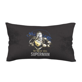 Подушка 3D антистресс с принтом Supermen в Белгороде, наволочка — 100% полиэстер, наполнитель — вспененный полистирол | состоит из подушки и наволочки на молнии | man | steel | superman | vdzajul | супермен | супермэн