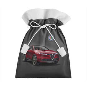 Подарочный 3D мешок с принтом Alfa Romeo в Белгороде, 100% полиэстер | Размер: 29*39 см | Тематика изображения на принте: alfa romeo | car | italy | prestige | автомобиль | альфа ромео | италия | престиж