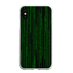 Чехол для iPhone XS Max матовый с принтом Matrix в Белгороде, Силикон | Область печати: задняя сторона чехла, без боковых панелей | matrix | интернет | код | компьютер | матрица | символы | хакер