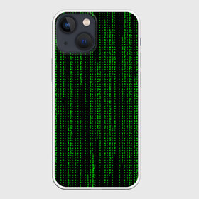 Чехол для iPhone 13 mini с принтом Matrix в Белгороде,  |  | Тематика изображения на принте: matrix | интернет | код | компьютер | матрица | символы | хакер