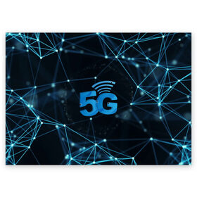 Поздравительная открытка с принтом 5G Network в Белгороде, 100% бумага | плотность бумаги 280 г/м2, матовая, на обратной стороне линовка и место для марки
 | Тематика изображения на принте: 4g | 5g | 5g картинки | 5g мемы | 5g рисунок | internet | network | print | speed | плакат | пнг | постер | против 5g