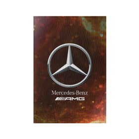 Обложка для паспорта матовая кожа с принтом MERCEDES / МЕРСЕДЕС в Белгороде, натуральная матовая кожа | размер 19,3 х 13,7 см; прозрачные пластиковые крепления | amg | auto | bens | benz | logo | merc | mercedes | mercedes benz | mersedes | moto | star | vthctltc | авто | амг | бенц | звезда | класс | лого | логотип | мерин | мерс | мерседес | мерседес бенц | мото | символ | символы | ьуксувуы