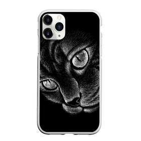 Чехол для iPhone 11 Pro матовый с принтом Волшебный кот в Белгороде, Силикон |  | Тематика изображения на принте: black | cat | eyes | kitten | kitty | pussy | pussycat | взгляд | глаз | глаза | кот | кота | котенок | коты | котят | котята | котячьи | кошачьи | кошка | кошки | мордочка | нос | носик | с котом | усатый | усики | усища | усищи | че
