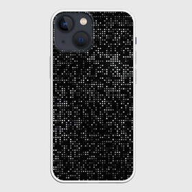 Чехол для iPhone 13 mini с принтом Блестящие полутона в Белгороде,  |  | halftone | hi tech | net | nets | pattern | shiny | square | texture | web | битная | биты | блестит | блестящие | в квадратик | в клетку | в клеточку | в сетку | квадратики | квадраты | паттерн | полутона | светятся | светящиеся