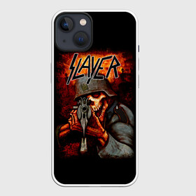 Чехол для iPhone 13 с принтом SLAYER | СЛЭЙЕР в Белгороде,  |  | kerry king | musical group | repentless | slayer | tom araya | метал | том арайа | трэш