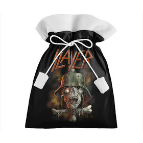 Подарочный 3D мешок с принтом Slayer в Белгороде, 100% полиэстер | Размер: 29*39 см | Тематика изображения на принте: kerry king | musical group | repentless | slayer | tom araya | метал | том арайа | трэш