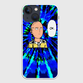 Чехол для iPhone 13 mini с принтом САЙТАМА в Белгороде,  |  | anime | okay | one punch man | аниме | ван панч мен | ванпанчмен | ок