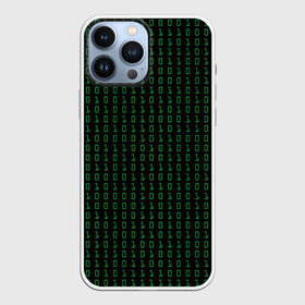 Чехол для iPhone 13 Pro Max с принтом Бинарный код в Белгороде,  |  | 1 и 0 | binary | computer | green | matrix | programming | stream | streaming | system | бинарный | буквы | двоичная | двоичный | единицы | зеленые | код | кода | компьютерный | матрица | нули | поток | программирование | символы