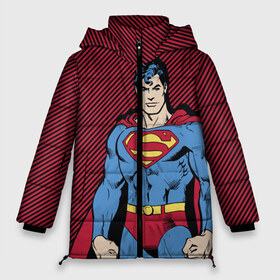 Женская зимняя куртка 3D с принтом I am your Superman в Белгороде, верх — 100% полиэстер; подкладка — 100% полиэстер; утеплитель — 100% полиэстер | длина ниже бедра, силуэт Оверсайз. Есть воротник-стойка, отстегивающийся капюшон и ветрозащитная планка. 

Боковые карманы с листочкой на кнопках и внутренний карман на молнии | man | steel | superman | vdzajul | супермен | супермэн