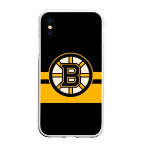 Чехол для iPhone XS Max матовый с принтом BOSTON BRUINS NHL в Белгороде, Силикон | Область печати: задняя сторона чехла, без боковых панелей | Тематика изображения на принте: black | boston | bruins | hockey | ice | logo | nhl | sport | usa | бостон | брюинз | логотип | нхл | спорт | хоккей
