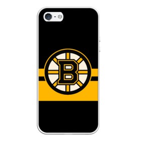 Чехол для iPhone 5/5S матовый с принтом BOSTON BRUINS NHL в Белгороде, Силикон | Область печати: задняя сторона чехла, без боковых панелей | Тематика изображения на принте: black | boston | bruins | hockey | ice | logo | nhl | sport | usa | бостон | брюинз | логотип | нхл | спорт | хоккей