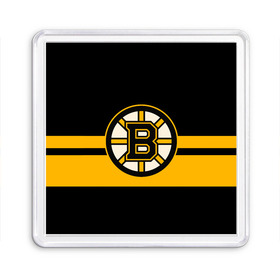 Магнит 55*55 с принтом BOSTON BRUINS NHL в Белгороде, Пластик | Размер: 65*65 мм; Размер печати: 55*55 мм | Тематика изображения на принте: black | boston | bruins | hockey | ice | logo | nhl | sport | usa | бостон | брюинз | логотип | нхл | спорт | хоккей