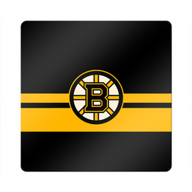 Магнит виниловый Квадрат с принтом BOSTON BRUINS NHL в Белгороде, полимерный материал с магнитным слоем | размер 9*9 см, закругленные углы | black | boston | bruins | hockey | ice | logo | nhl | sport | usa | бостон | брюинз | логотип | нхл | спорт | хоккей