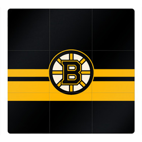 Магнитный плакат 3Х3 с принтом BOSTON BRUINS NHL в Белгороде, Полимерный материал с магнитным слоем | 9 деталей размером 9*9 см | Тематика изображения на принте: black | boston | bruins | hockey | ice | logo | nhl | sport | usa | бостон | брюинз | логотип | нхл | спорт | хоккей