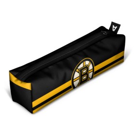 Пенал 3D с принтом BOSTON BRUINS NHL в Белгороде, 100% полиэстер | плотная ткань, застежка на молнии | Тематика изображения на принте: black | boston | bruins | hockey | ice | logo | nhl | sport | usa | бостон | брюинз | логотип | нхл | спорт | хоккей