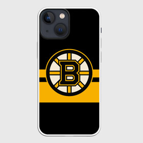 Чехол для iPhone 13 mini с принтом BOSTON BRUINS NHL в Белгороде,  |  | Тематика изображения на принте: black | boston | bruins | hockey | ice | logo | nhl | sport | usa | бостон | брюинз | логотип | нхл | спорт | хоккей