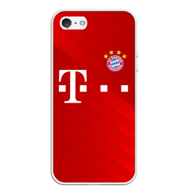 Чехол для iPhone 5/5S матовый с принтом FC Bayern Munchen в Белгороде, Силикон | Область печати: задняя сторона чехла, без боковых панелей | Тематика изображения на принте: bayern | bayern munchen | champions league | fc bayern munchen | germany | munchen | бавария | германия | левандовски | лига чемпионов | мюнхен | рибери | роббен